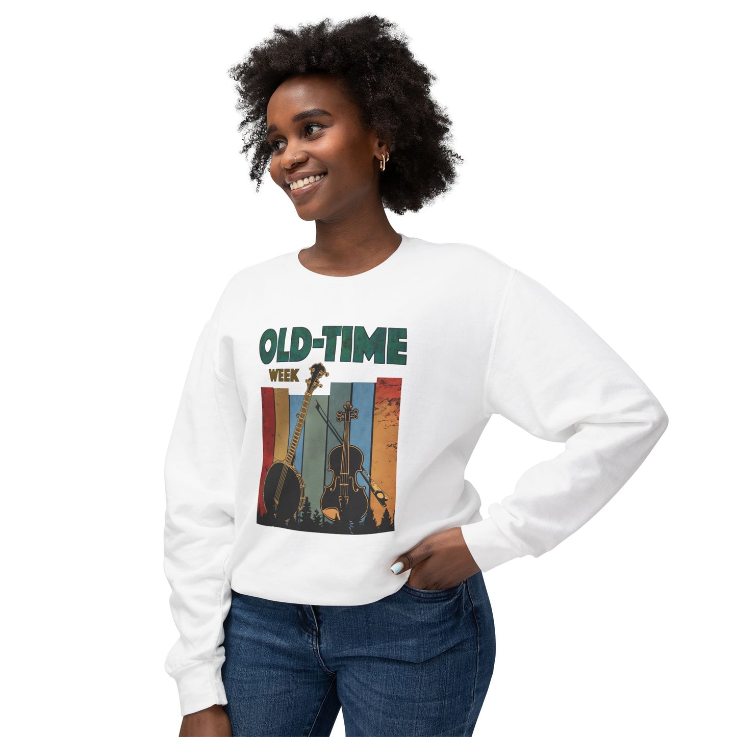 Old Time Week - Unisex Lightweight Crewneck Sweatshirt