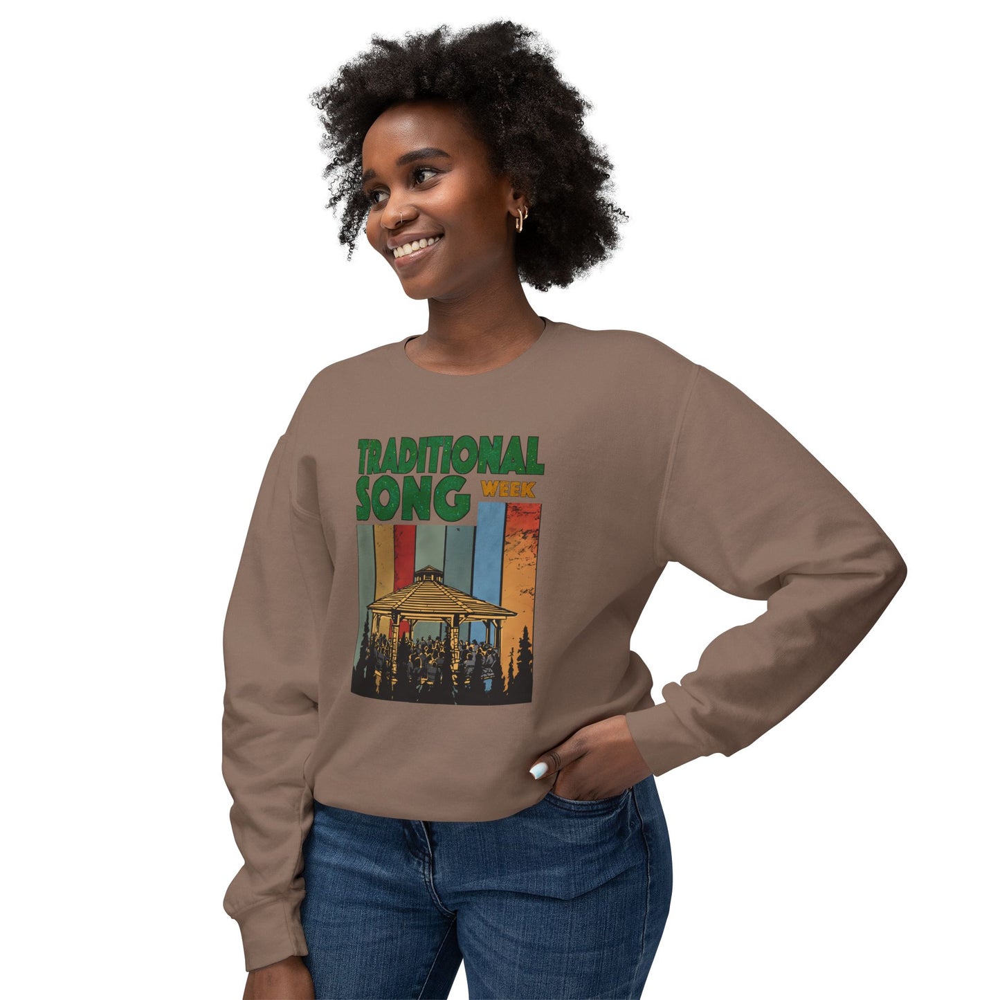Traditional Song Week - Unisex Lightweight Crewneck Sweatshirt