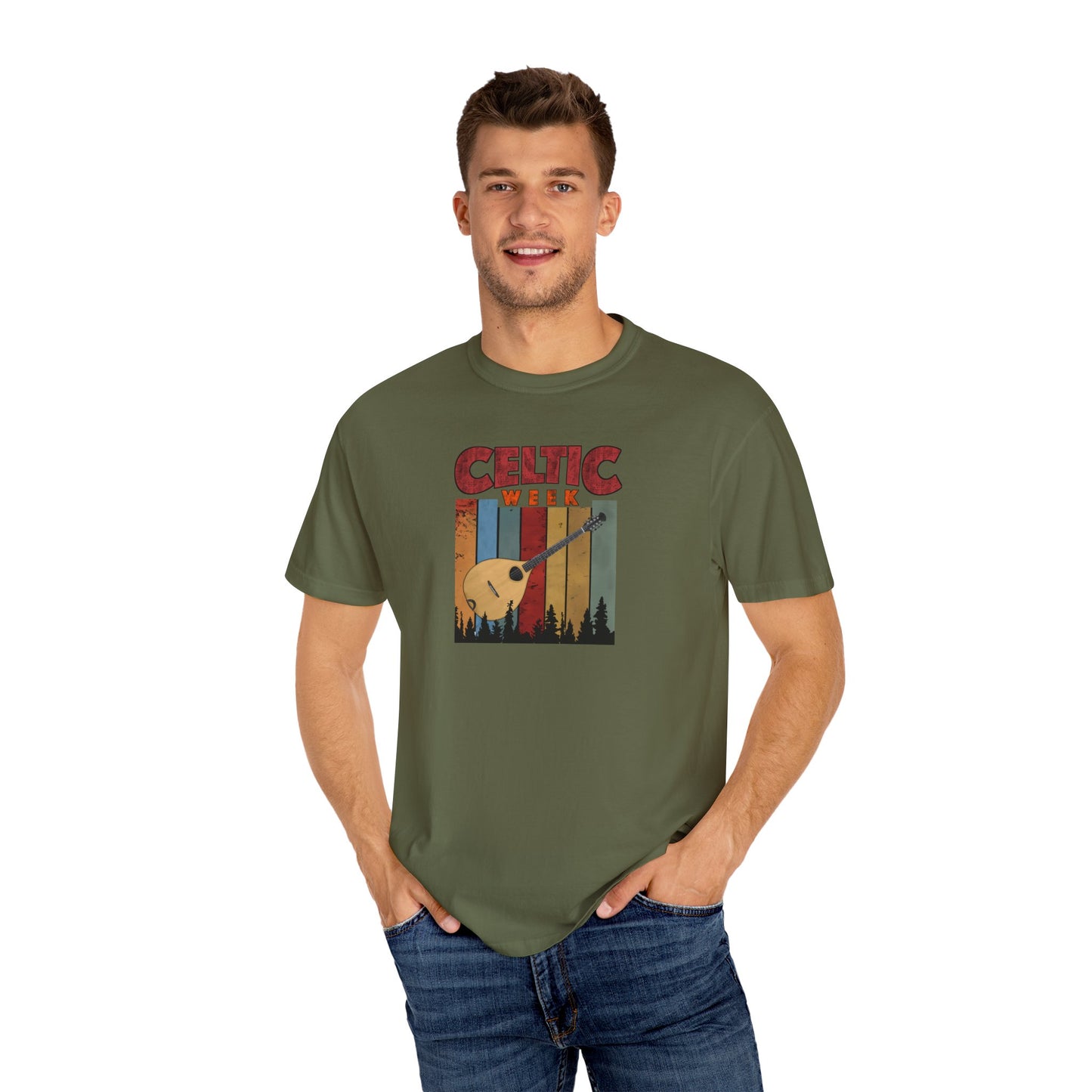 Celtic Week Unisex T-shirt w/ Bouzouki