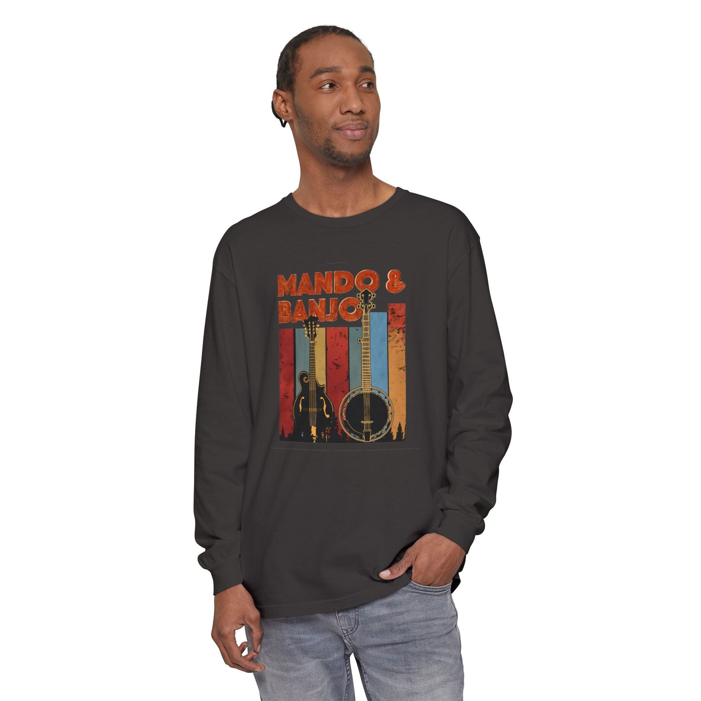 Mando & Banjo Week - Unisex Garment-dyed Long Sleeve T-Shirt