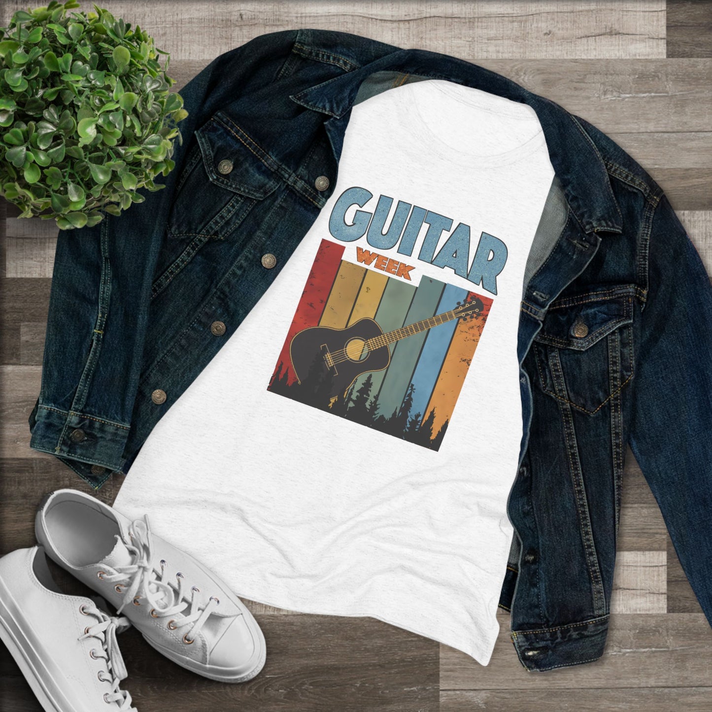 Guitar Week -  Women's Triblend Tee
