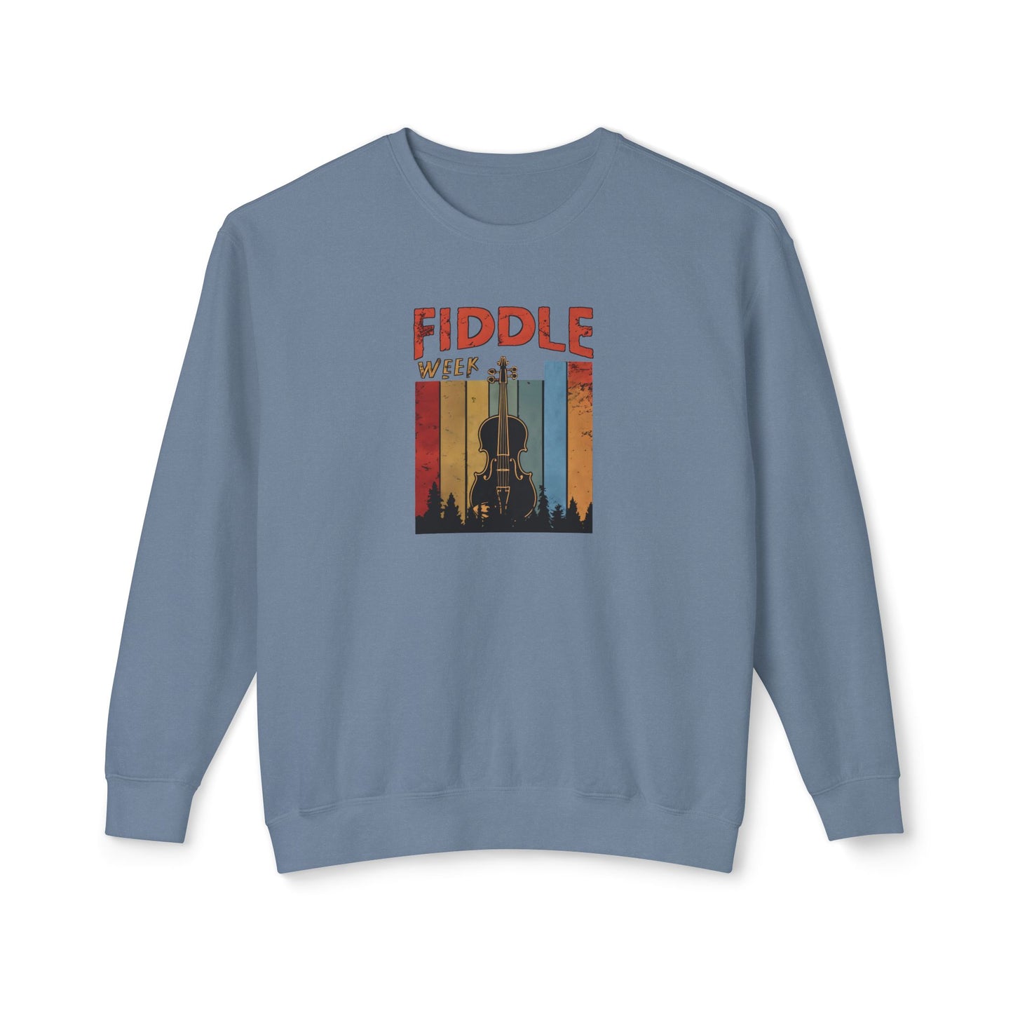 Fiddle Week Unisex Lightweight Crewneck Sweatshirt