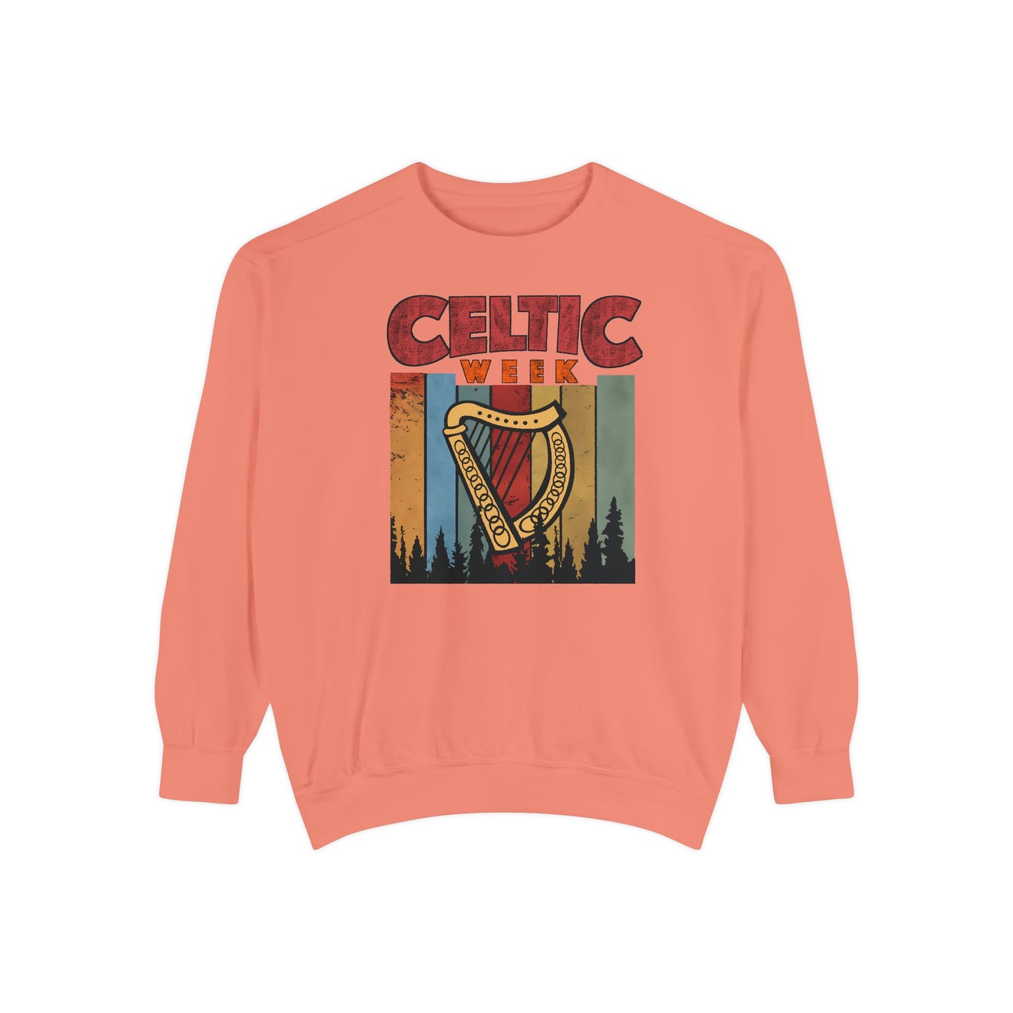 Celtic Week  - Unisex Garment-Dyed Sweatshirt