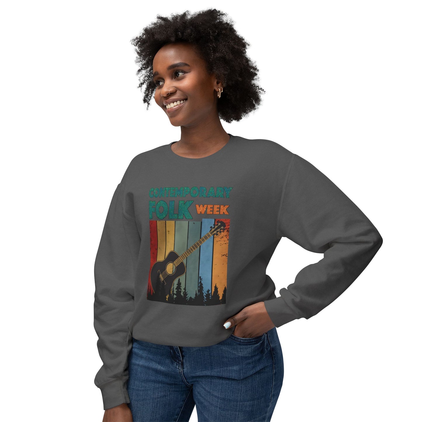Contemporary Folk  Week -  Unisex Pullover Crewneck Sweatshirt