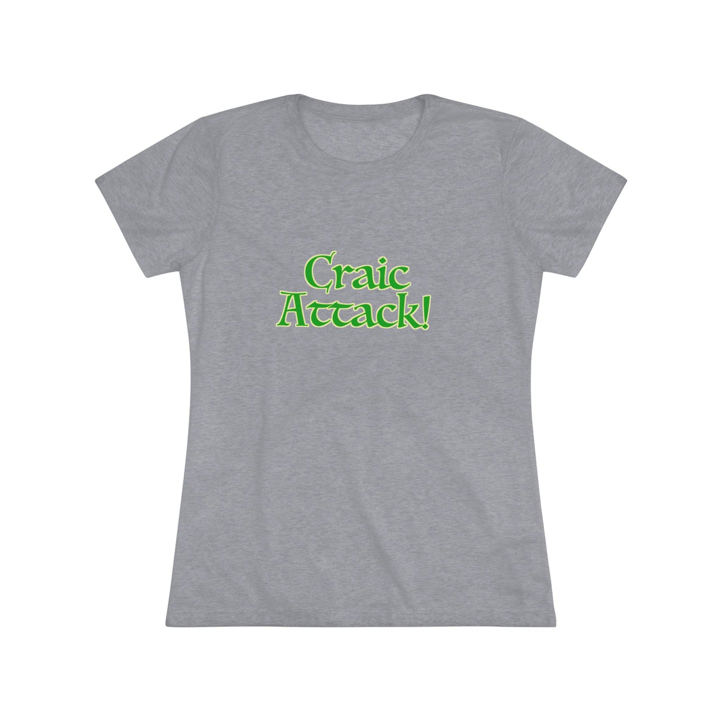 Craic Attack! Women's Triblend Tee