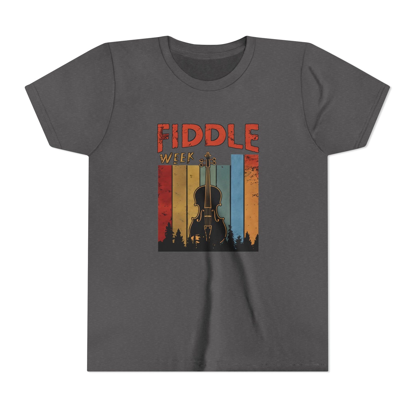 Fiddle Week Youth Short Sleeve Tee - Celebrate Music and Adventure