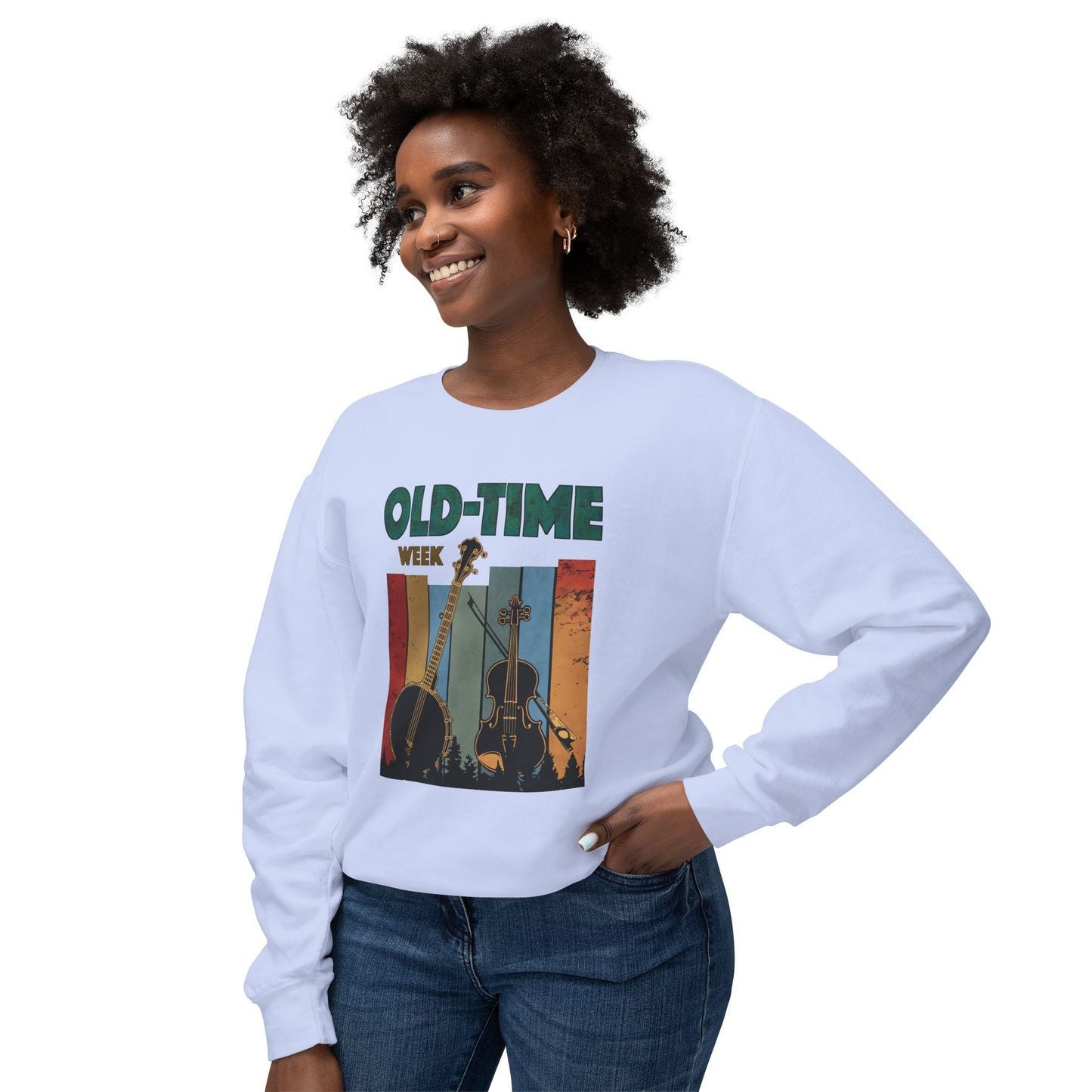 Old Time Week - Unisex Lightweight Crewneck Sweatshirt