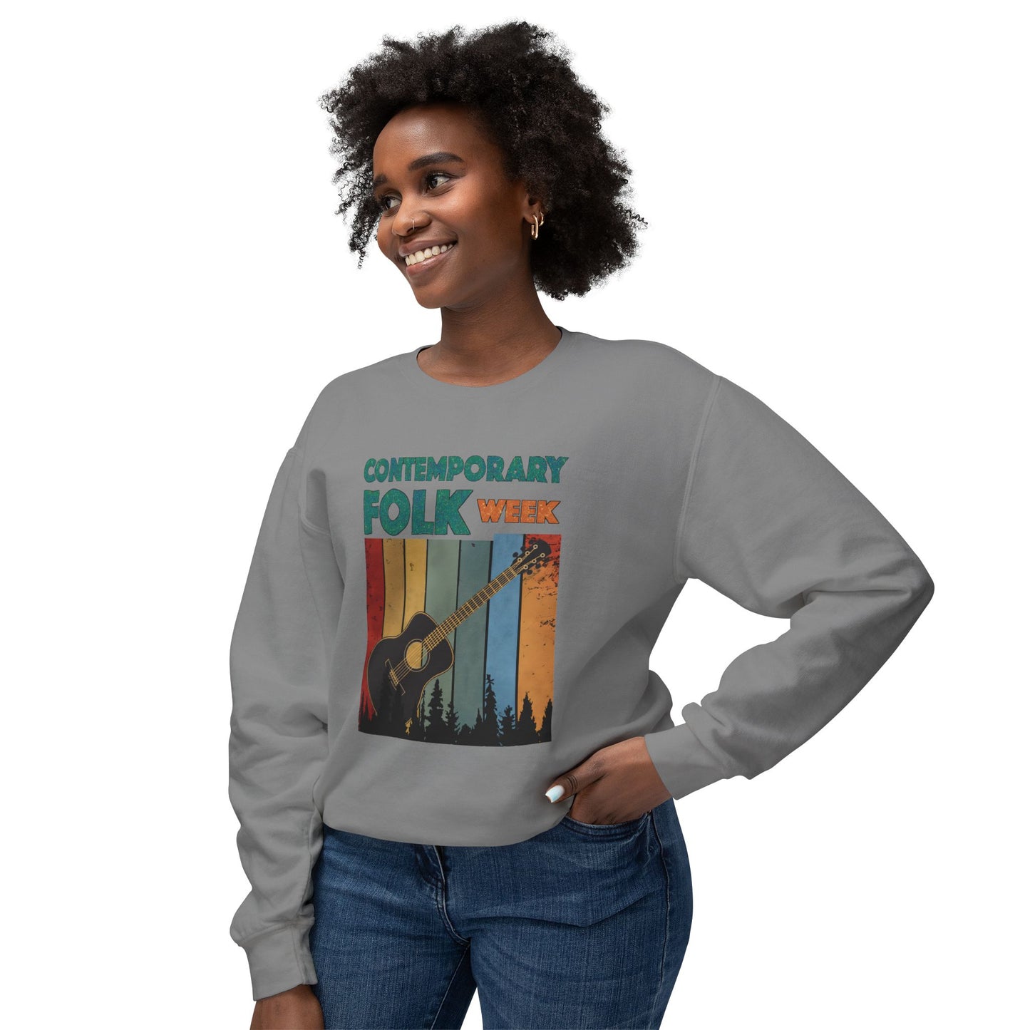 Contemporary Folk  Week -  Unisex Pullover Crewneck Sweatshirt
