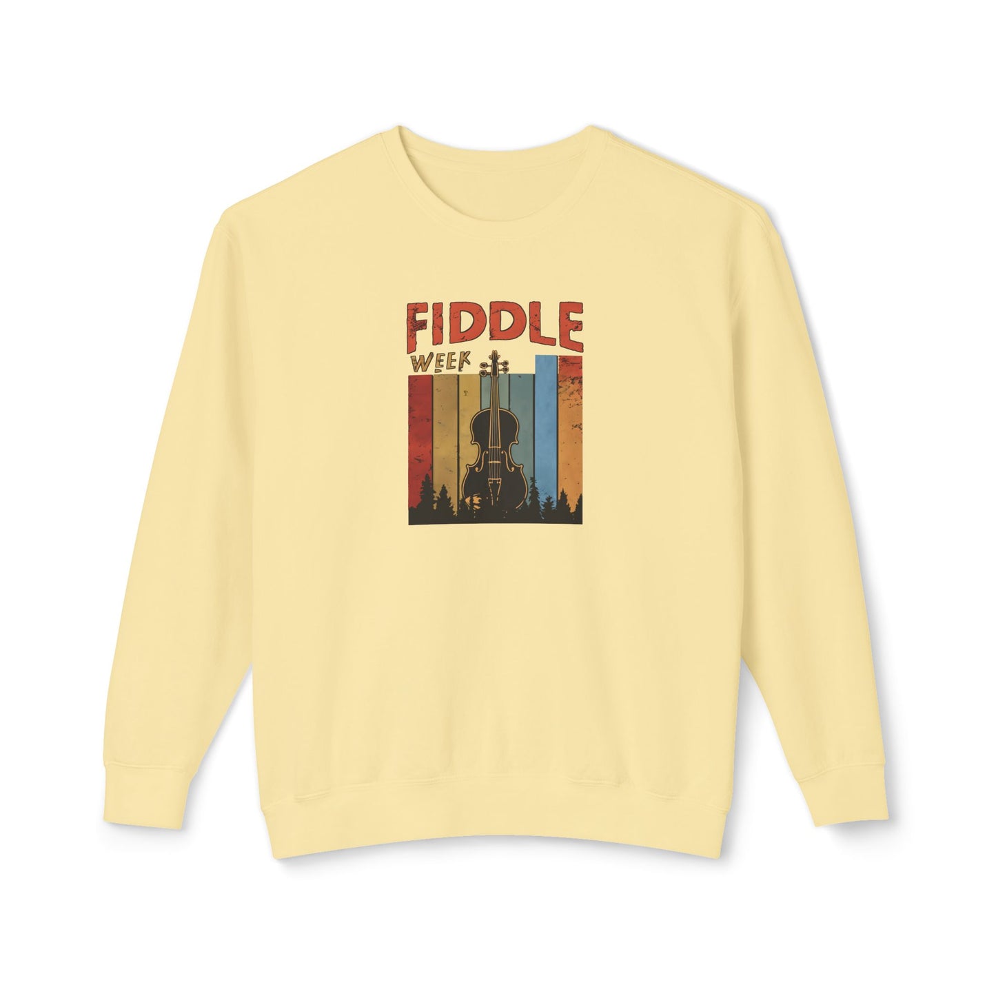 Fiddle Week Unisex Lightweight Crewneck Sweatshirt