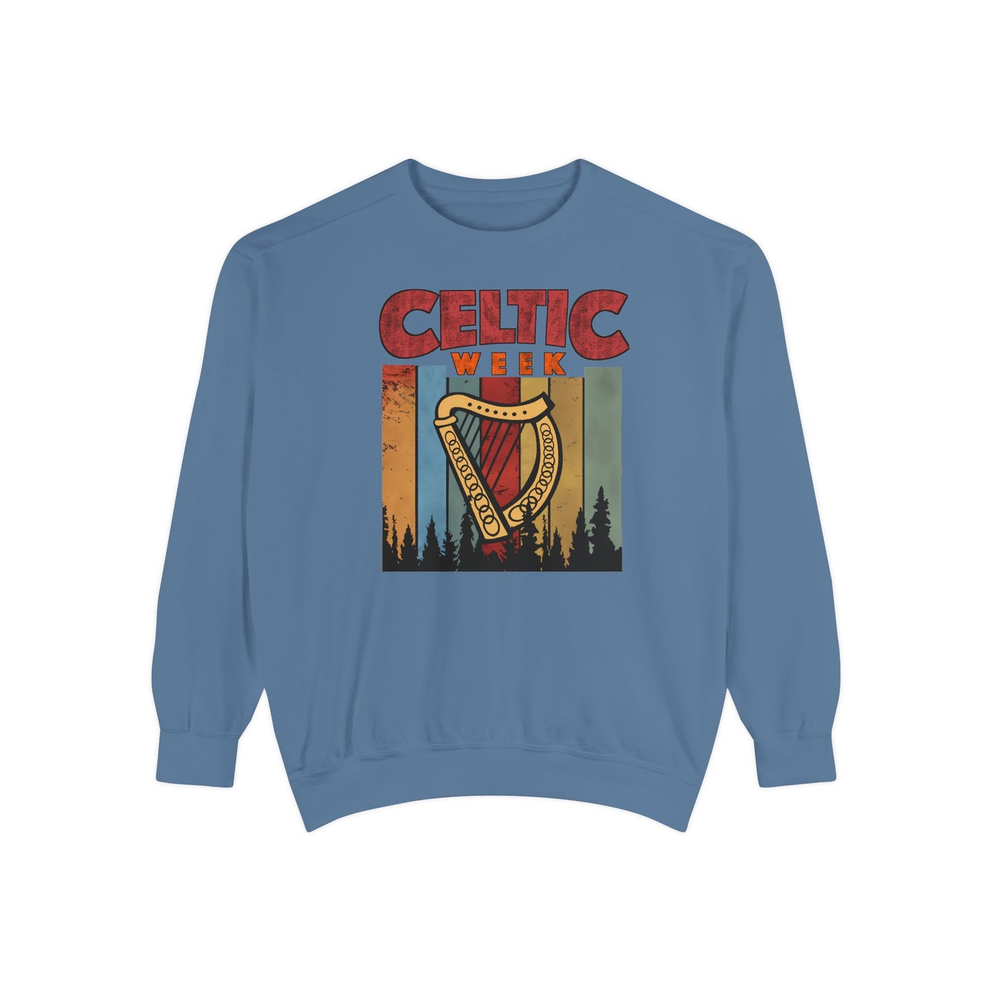 Celtic Week  - Unisex Garment-Dyed Sweatshirt