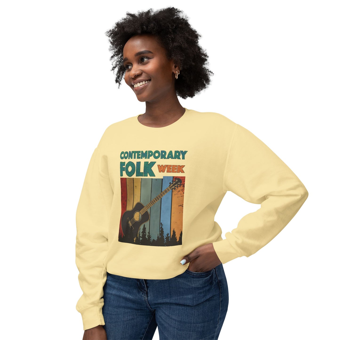 Contemporary Folk  Week -  Unisex Pullover Crewneck Sweatshirt