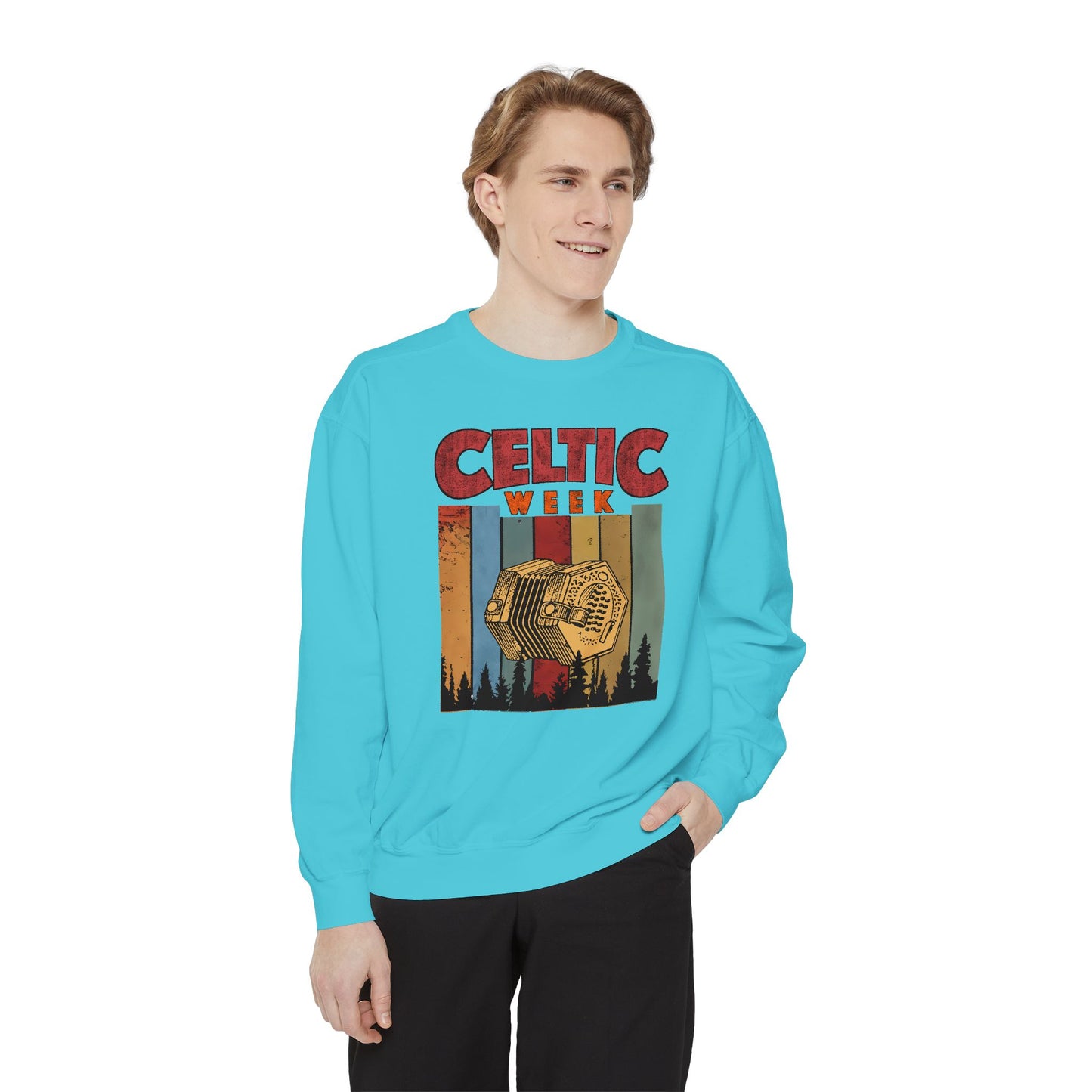 Celtic Week - Unisex Garment-Dyed Sweatshirt