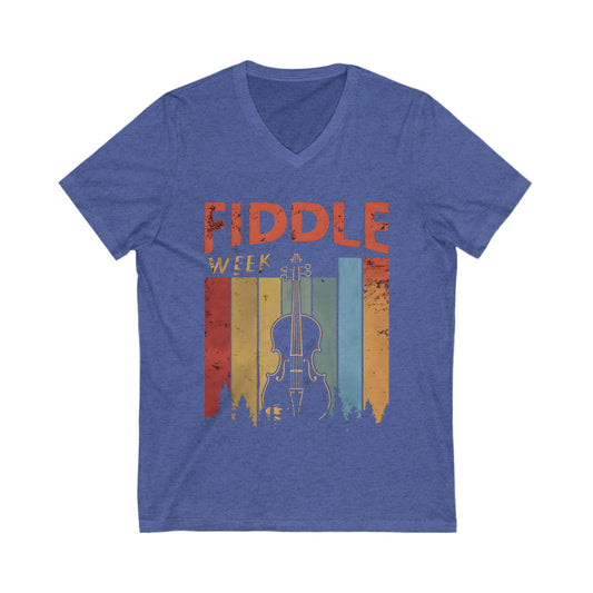 Swannoa Gathering - FIddle Week - Unisex V Neck
