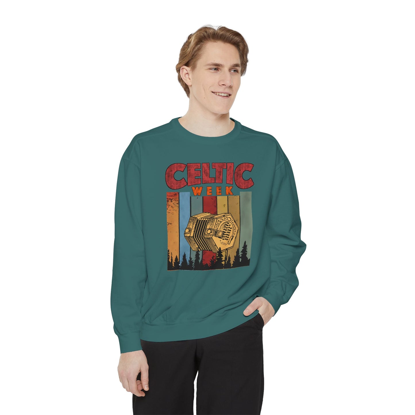 Celtic Week - Unisex Garment-Dyed Sweatshirt