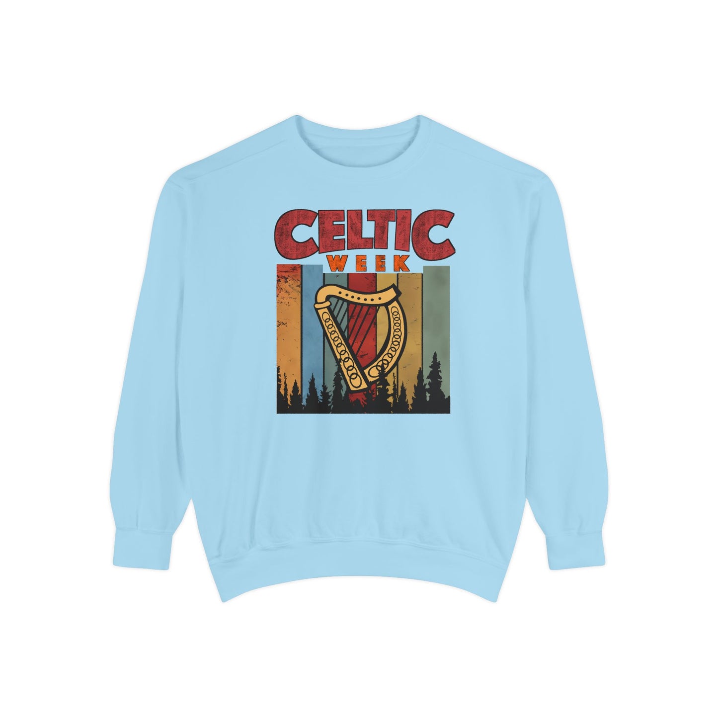 Celtic Week  - Unisex Garment-Dyed Sweatshirt