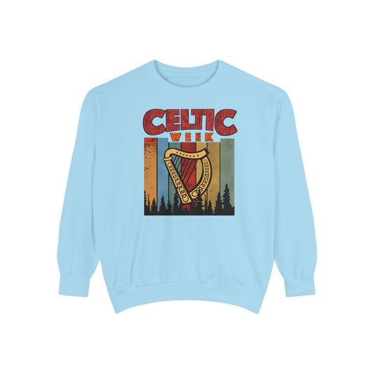 Celtic Week  - Unisex Garment-Dyed Sweatshirt