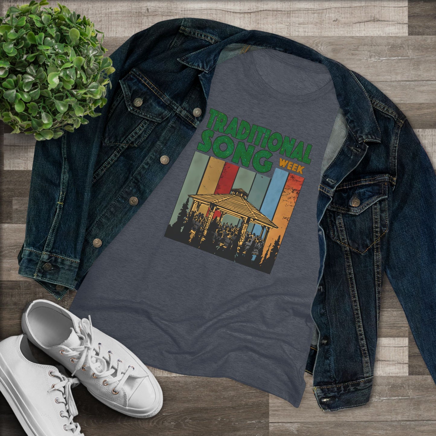 Traditional Song Week - Women's Triblend Tee