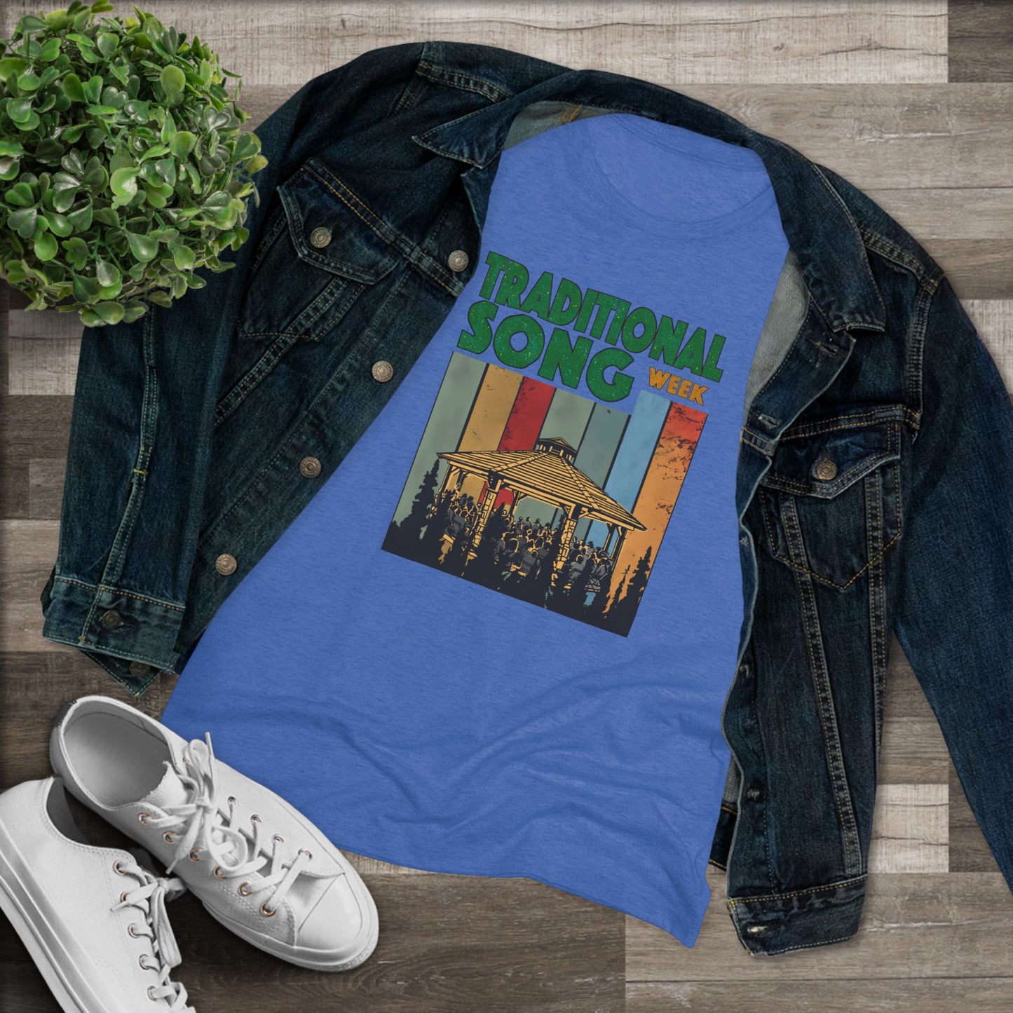 Traditional Song Week - Women's Triblend Tee