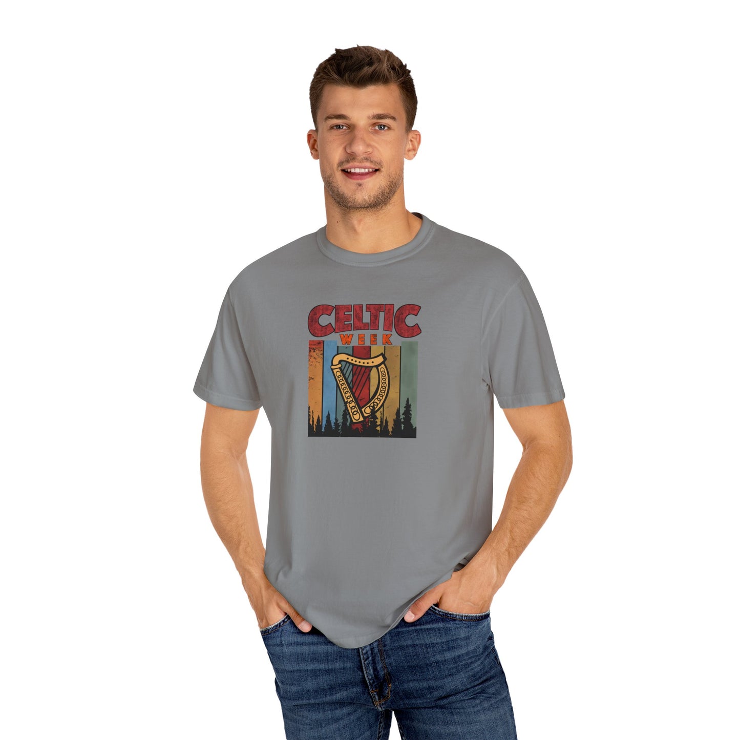 Celtic Week Unisex T-shirt w/ Harp