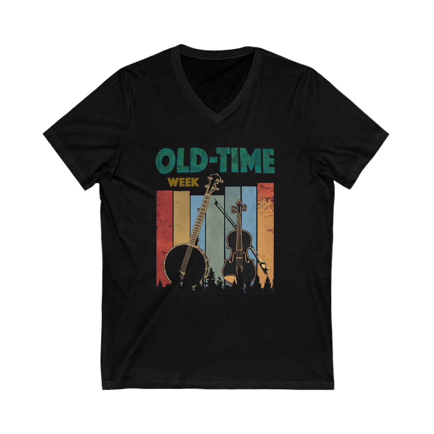 Old-Time Week - V-Neck Unisex Jersey Short Sleeve Shirt