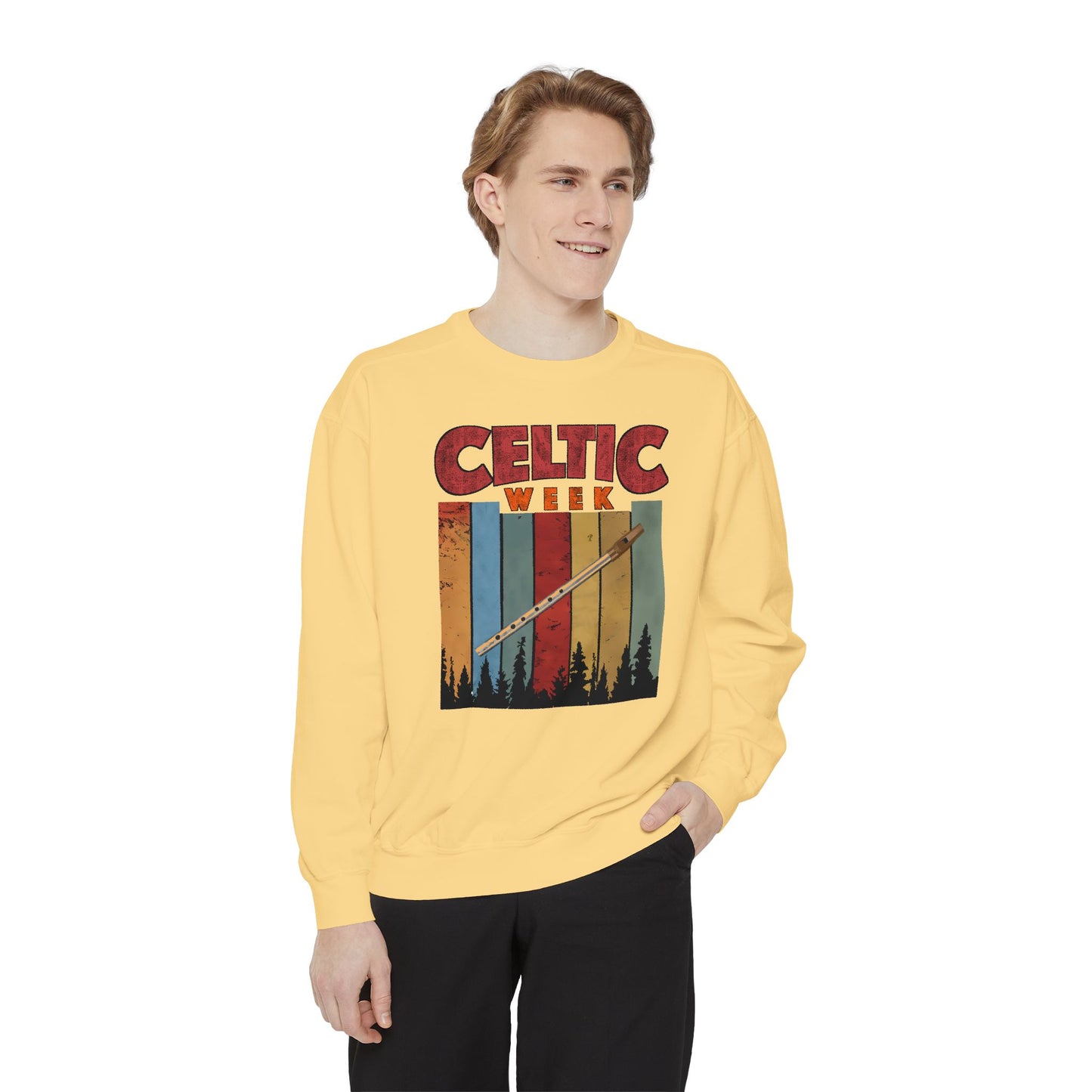 Celtic Week - Unisex Garment-Dyed Sweatshirt