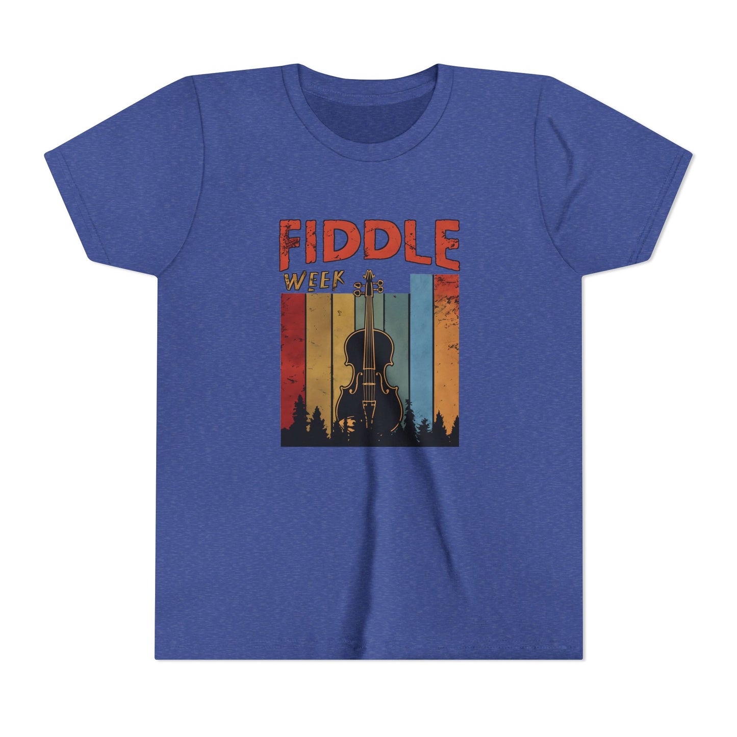 Fiddle Week Youth Short Sleeve Tee - Celebrate Music and Adventure