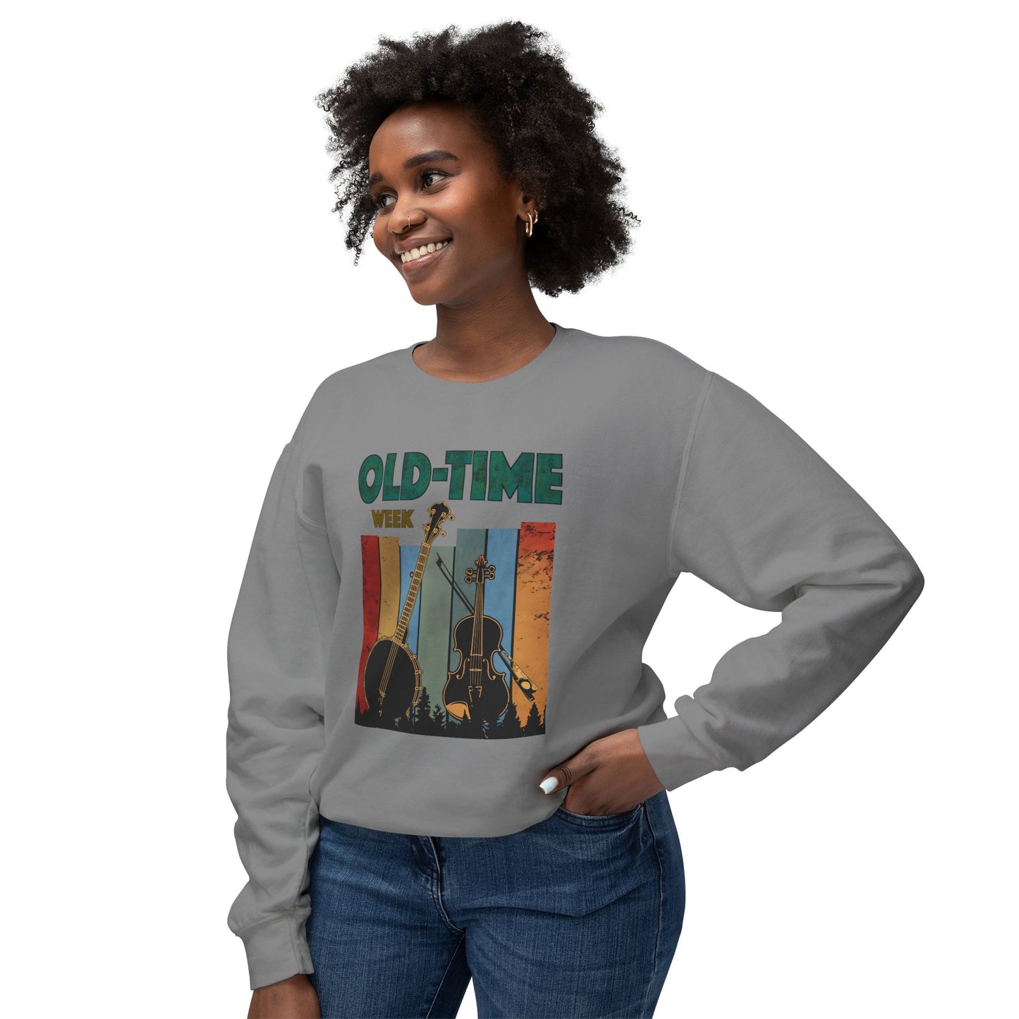 Old Time Week - Unisex Lightweight Crewneck Sweatshirt