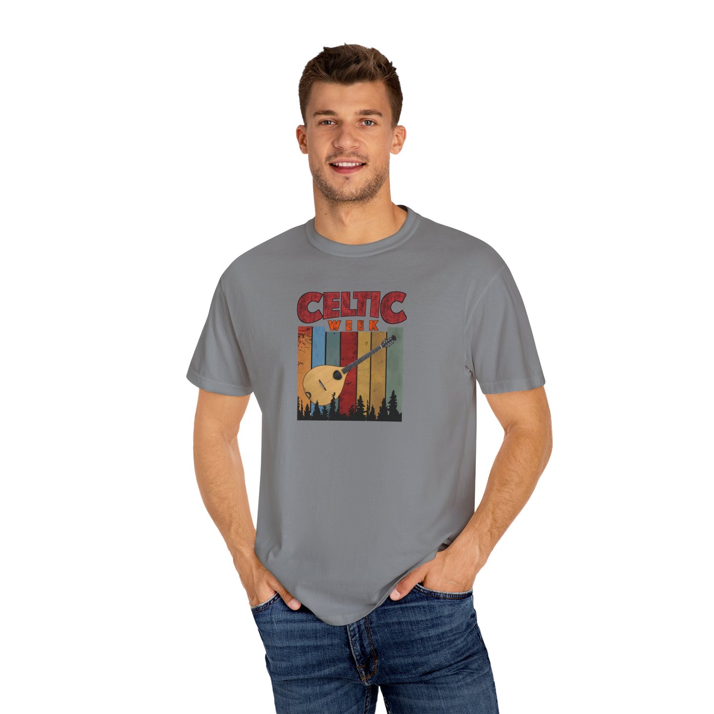 Celtic Week Unisex T-shirt w/ Bouzouki