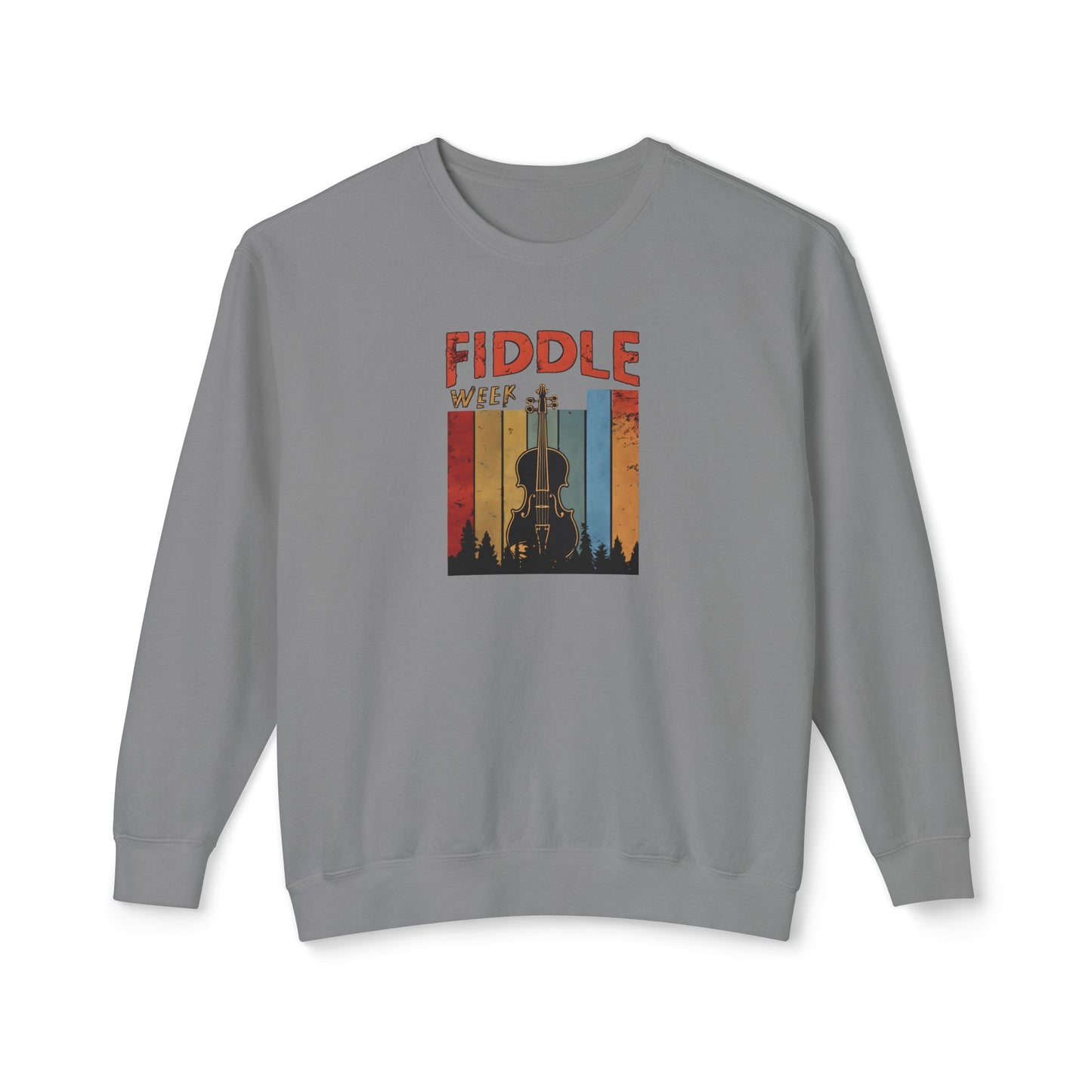 Fiddle Week Unisex Lightweight Crewneck Sweatshirt