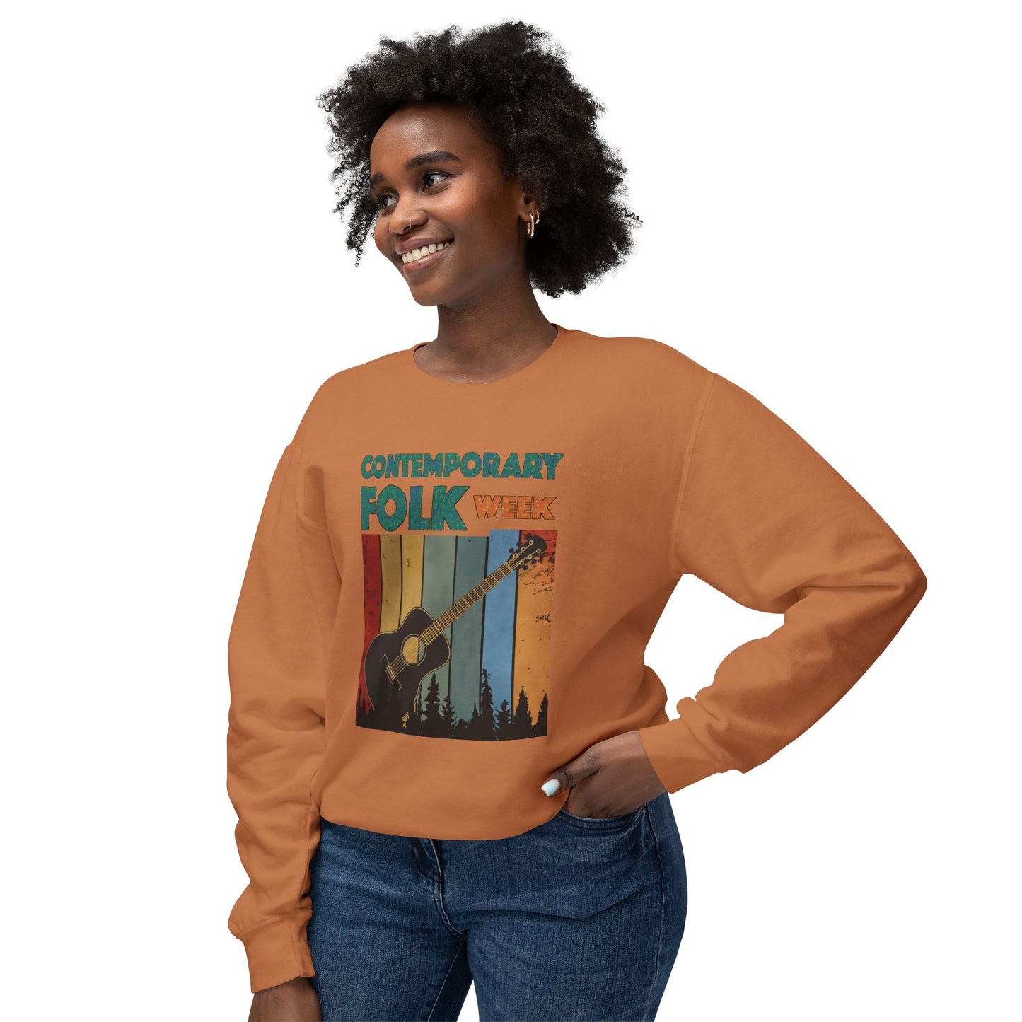 Contemporary Folk  Week -  Unisex Pullover Crewneck Sweatshirt