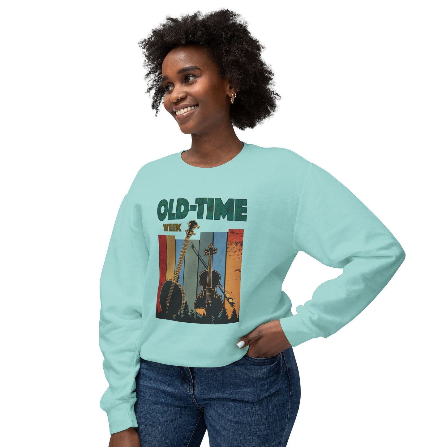 Old Time Week - Unisex Lightweight Crewneck Sweatshirt