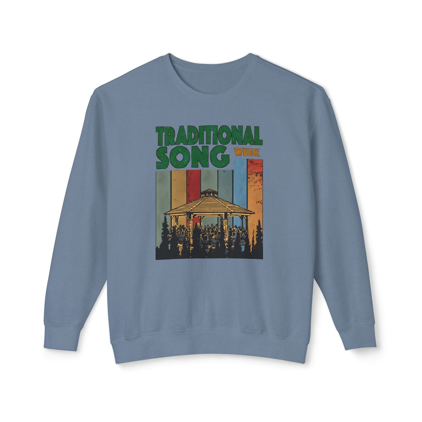 Traditional Song Week - Unisex Lightweight Crewneck Sweatshirt