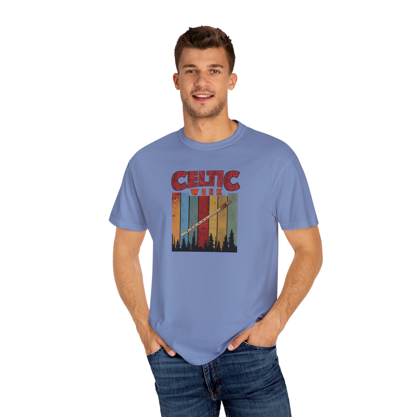Celtic Week Unisex T-shirt w/ Tin Whistle