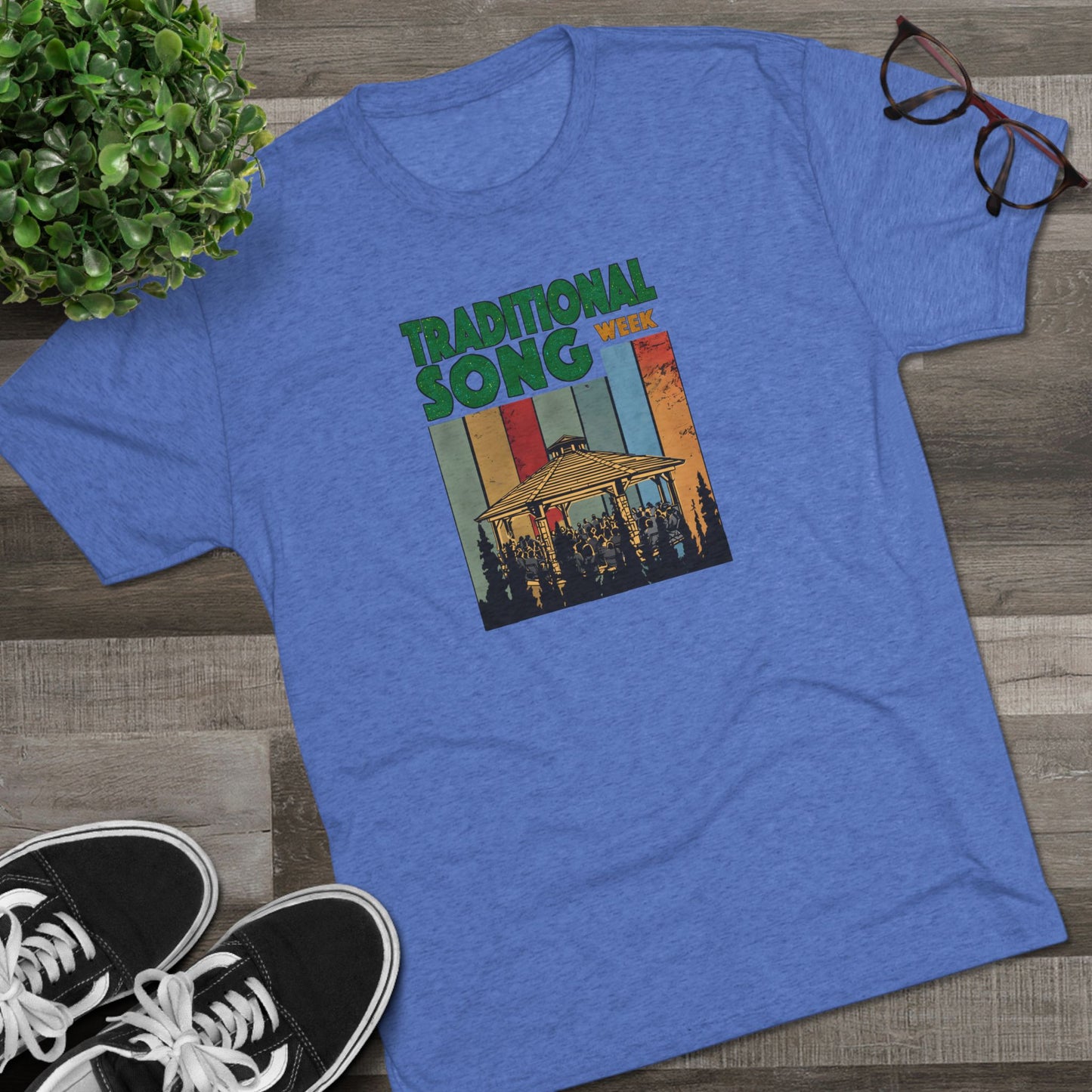 Traditional Song Week Unisex Tri-Blend Crew Tee