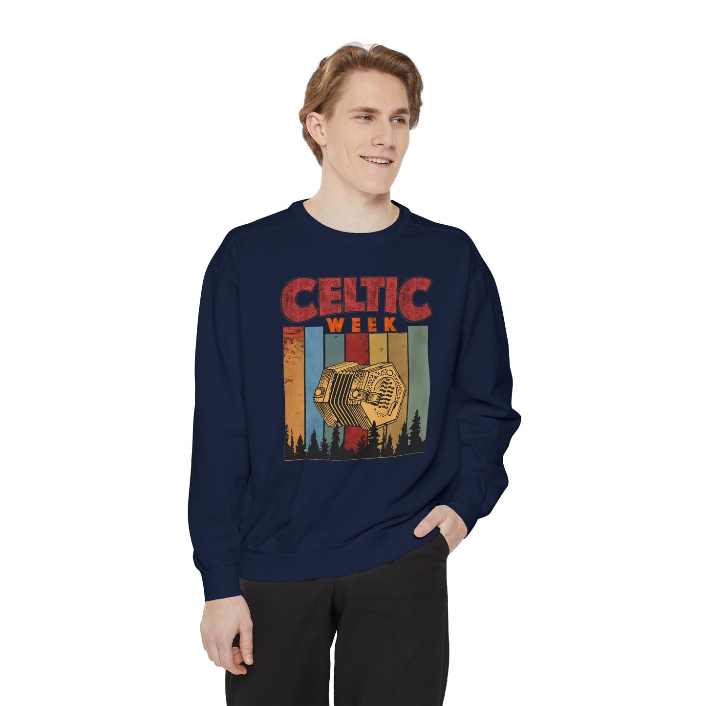 Celtic Week - Unisex Garment-Dyed Sweatshirt