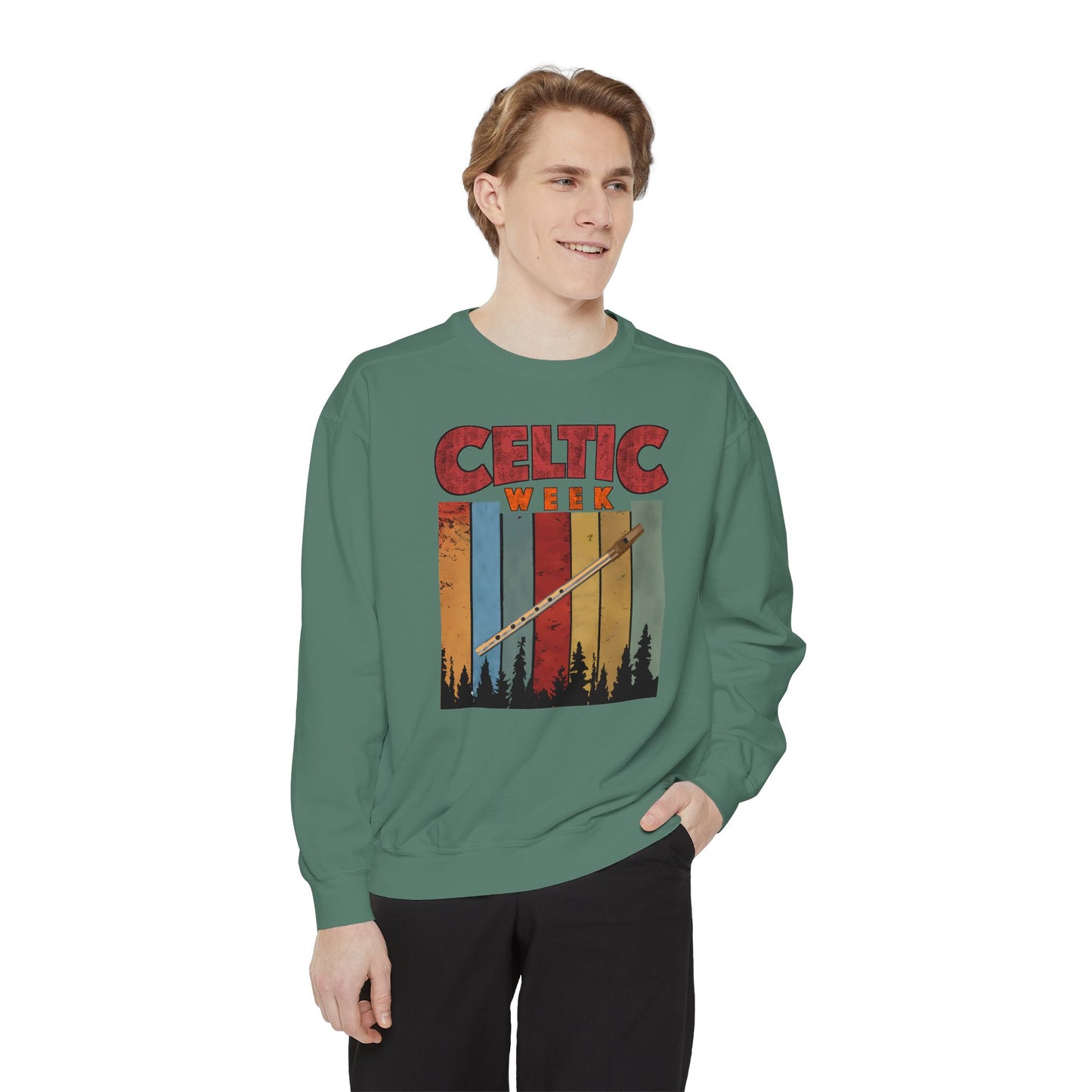 Celtic Week - Unisex Garment-Dyed Sweatshirt