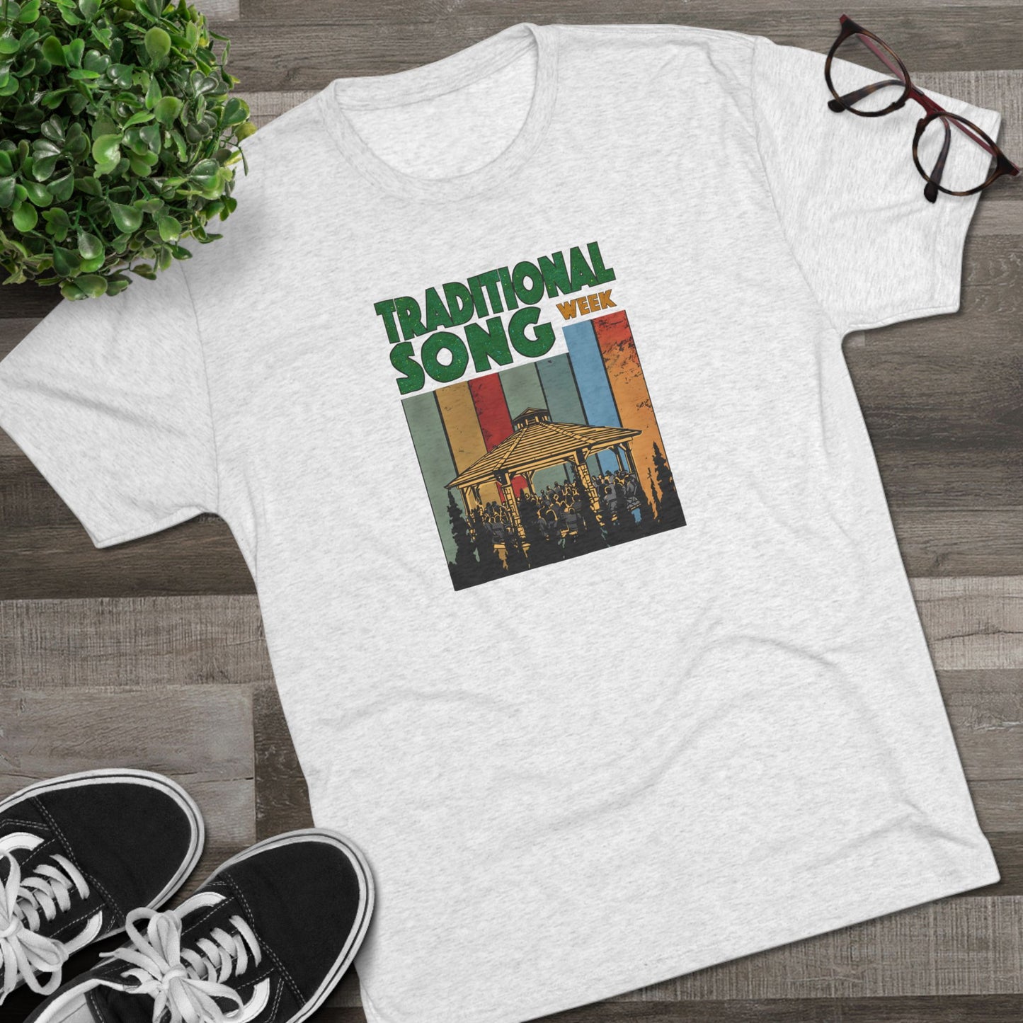 Traditional Song Week Unisex Tri-Blend Crew Tee