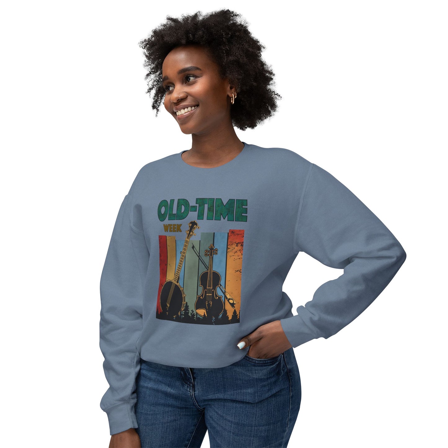 Old Time Week - Unisex Lightweight Crewneck Sweatshirt