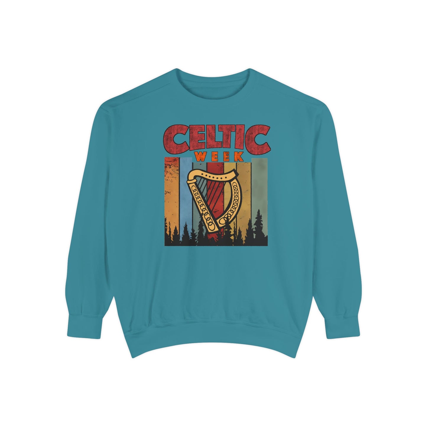 Celtic Week  - Unisex Garment-Dyed Sweatshirt