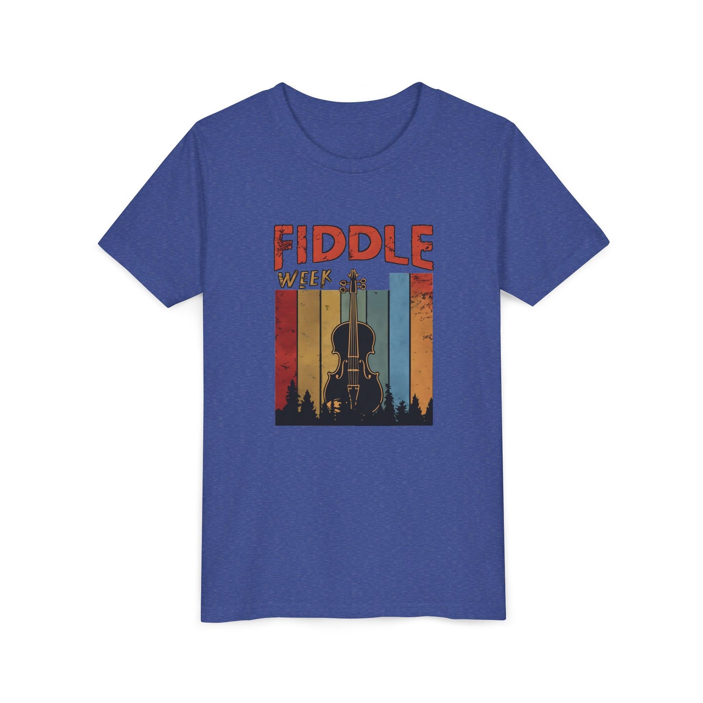Fiddle Week Youth Short Sleeve Tee - Celebrate Music and Adventure