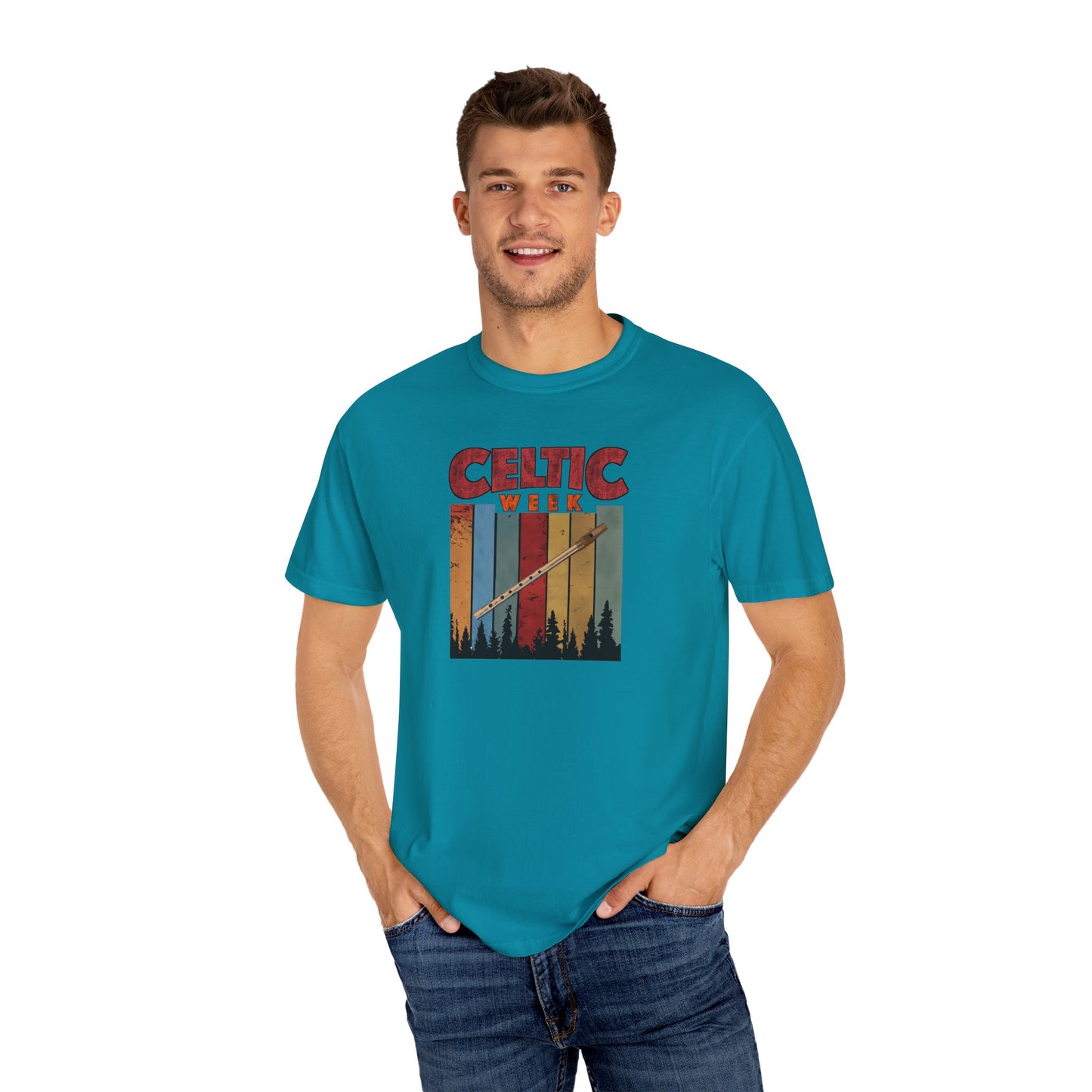 Celtic Week Unisex T-shirt w/ Tin Whistle