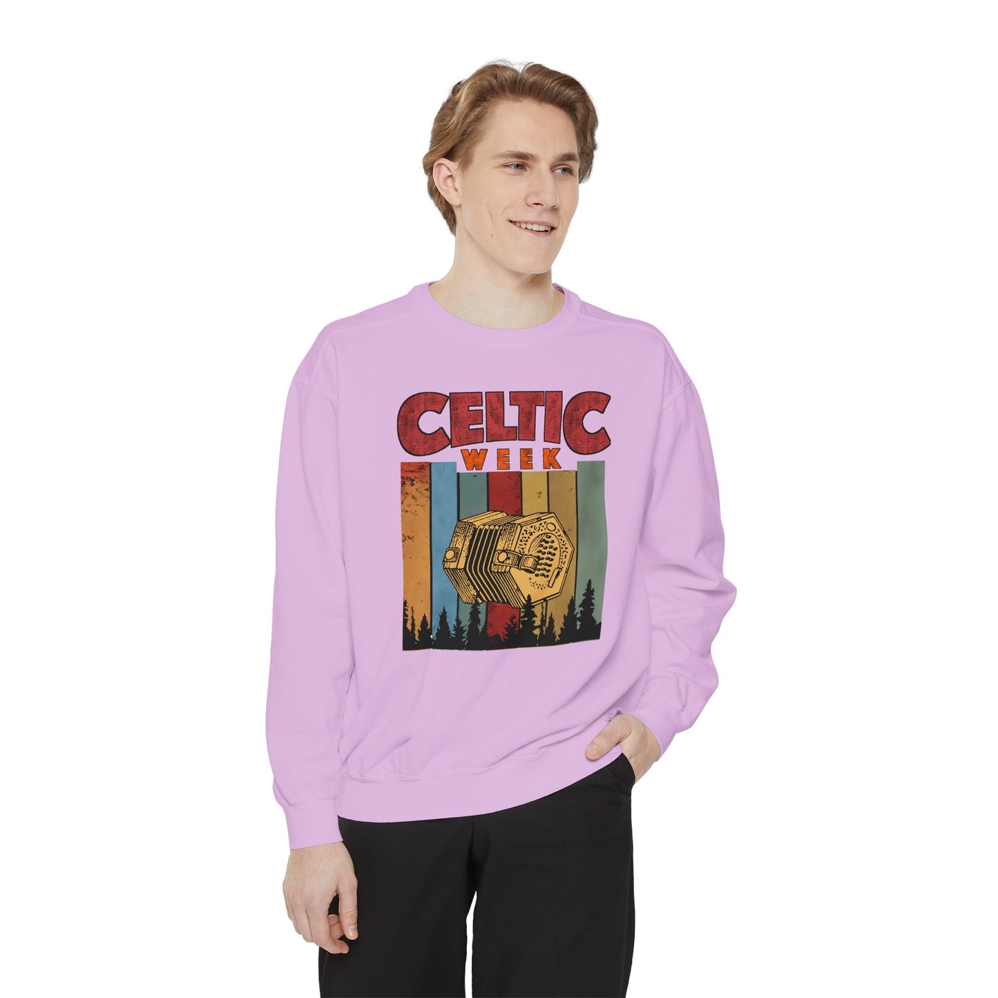 Celtic Week - Unisex Garment-Dyed Sweatshirt