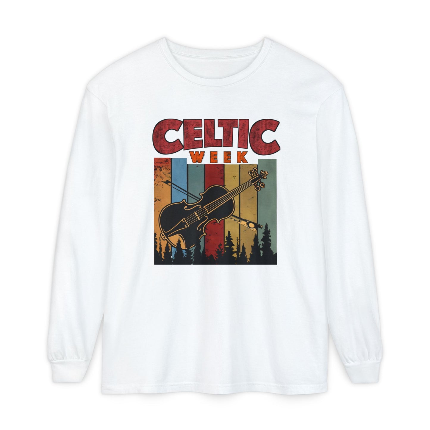 Unisex Garment-dyed Long Sleeve T-Shirt