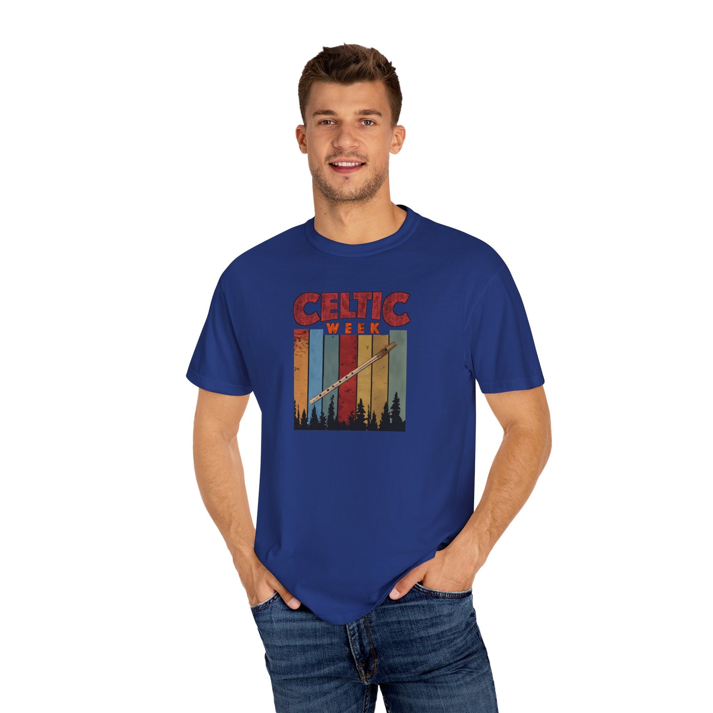 Celtic Week Unisex T-shirt w/ Tin Whistle