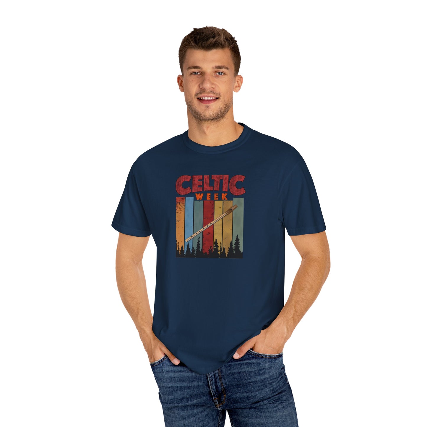 Celtic Week Unisex T-shirt w/ Tin Whistle