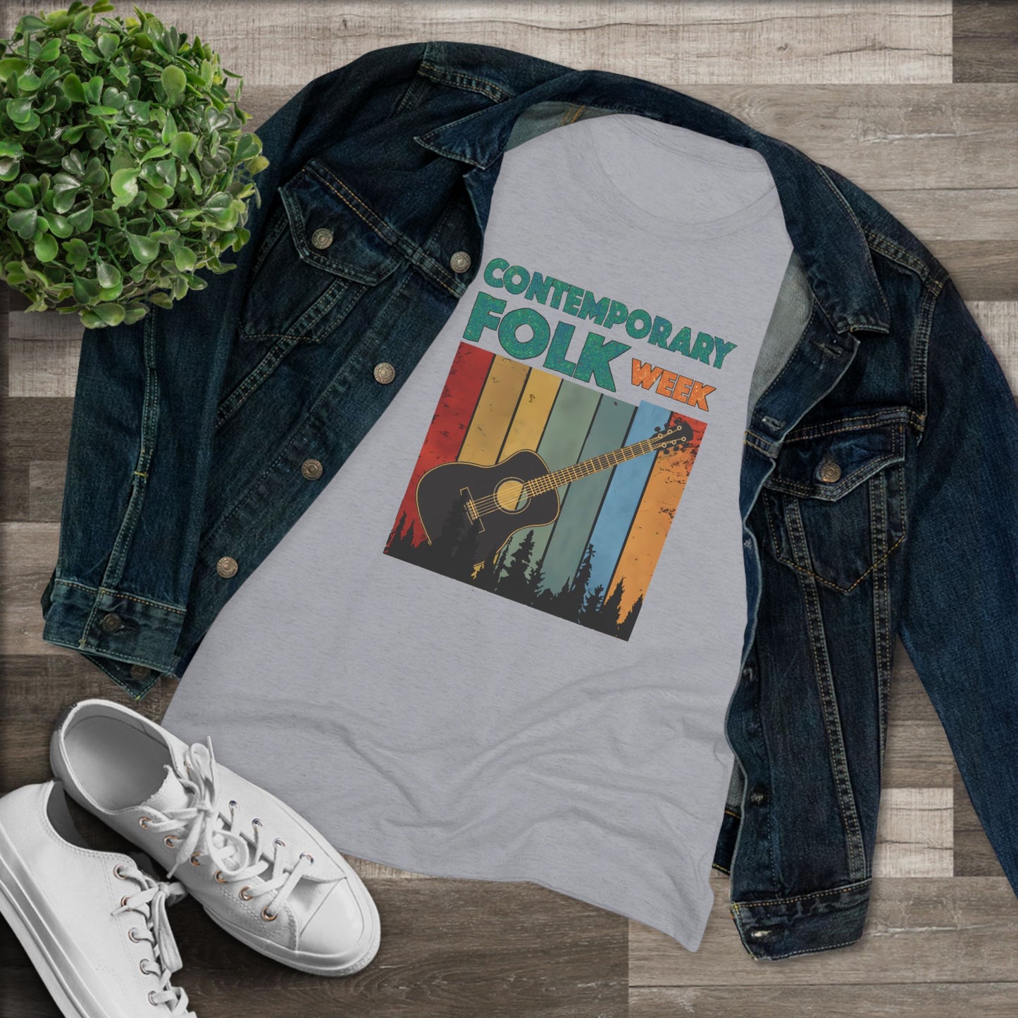 Contemporary Folk Week - Women's Triblend Tee