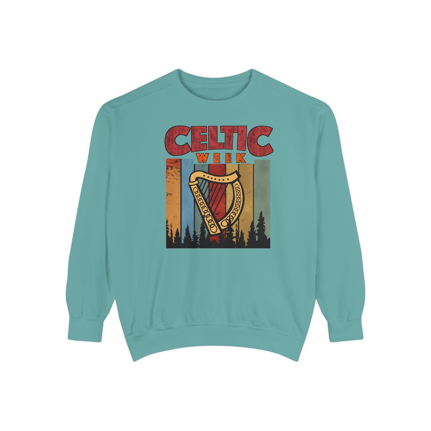 Celtic Week  - Unisex Garment-Dyed Sweatshirt