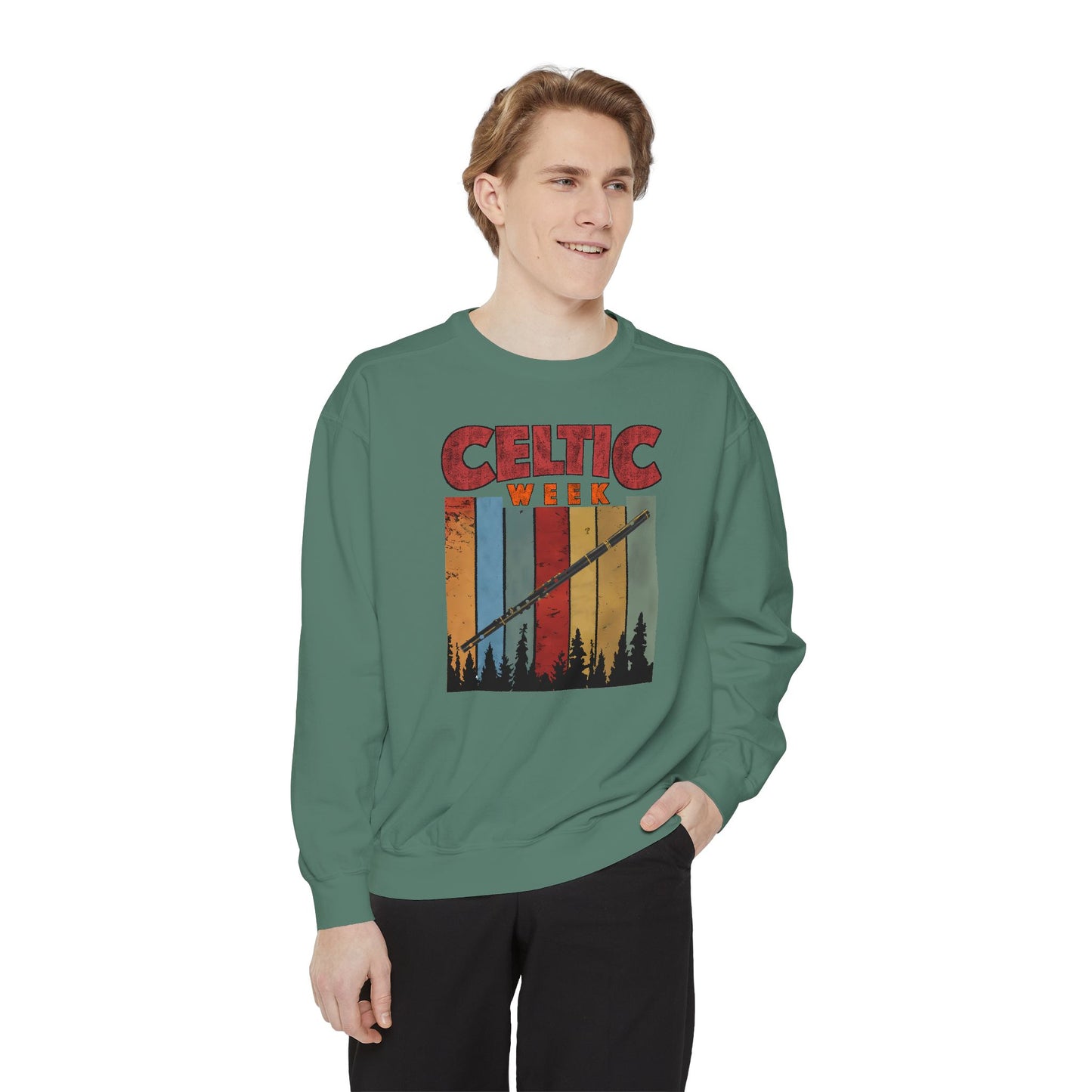 Celtic Week- Unisex Garment-Dyed Sweatshirt