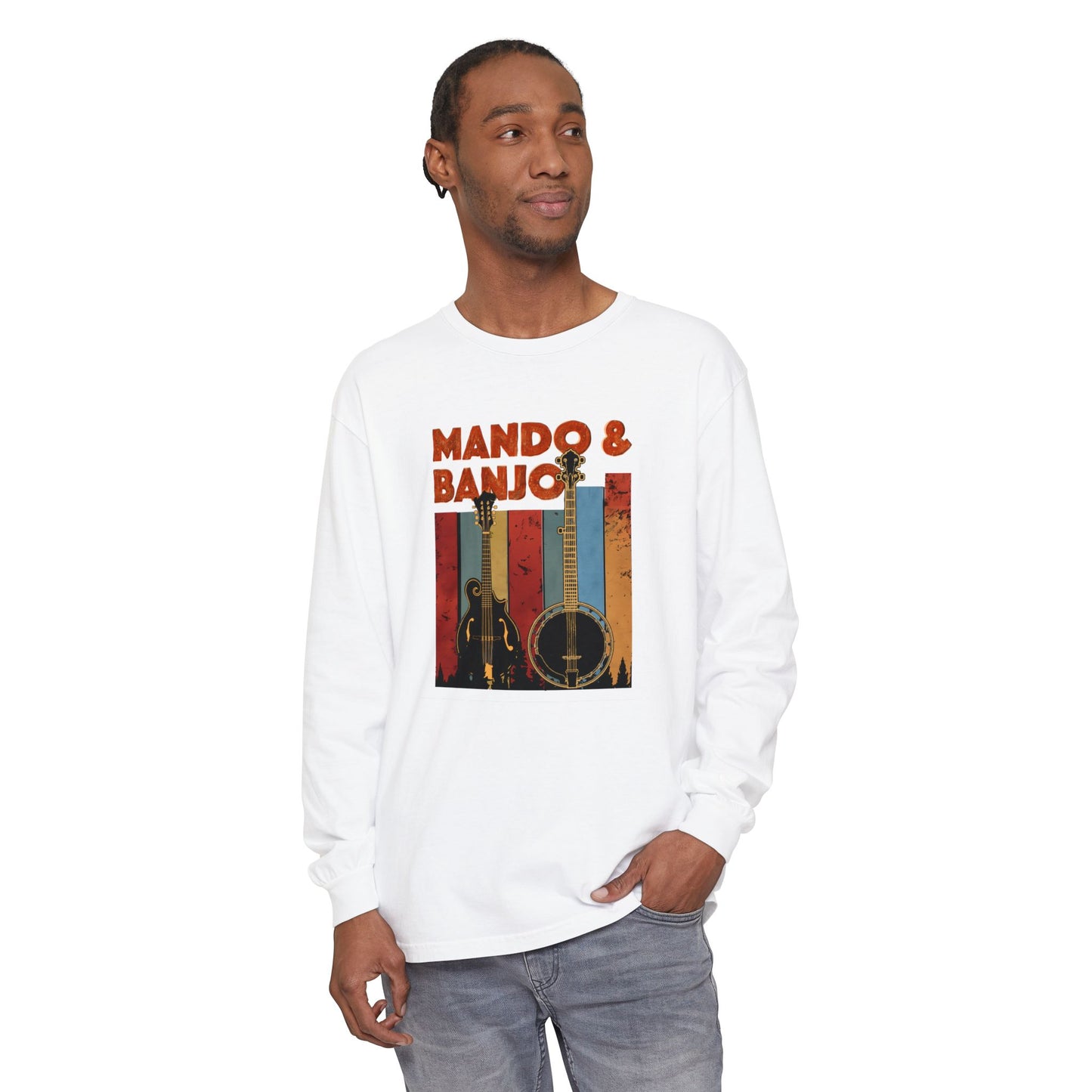 Mando & Banjo Week - Unisex Garment-dyed Long Sleeve T-Shirt