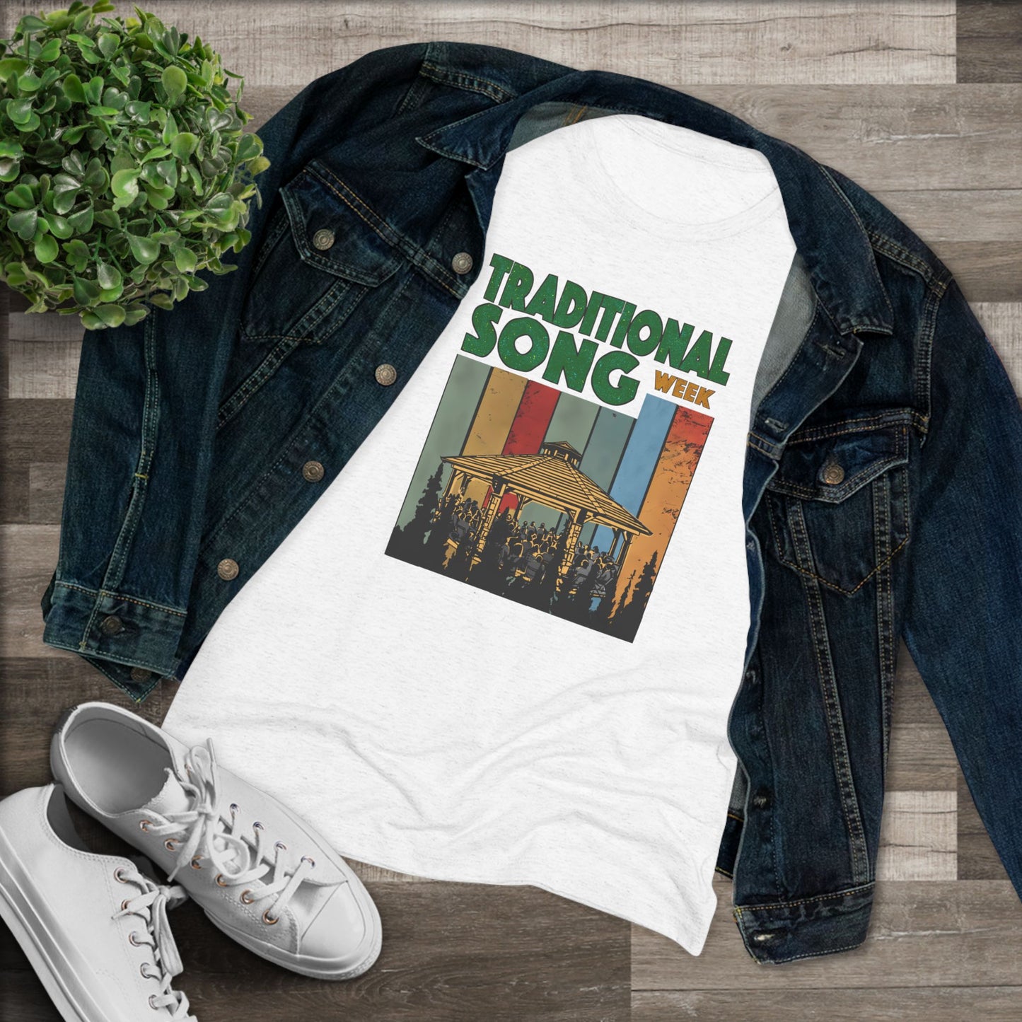 Traditional Song Week - Women's Triblend Tee